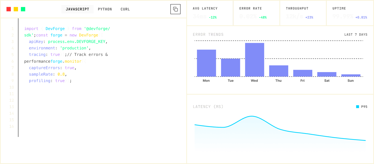 Placeholder code panel